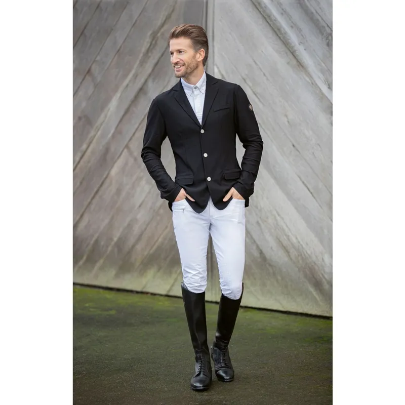 HKM Mesh Show Jacket Mens in Black-1